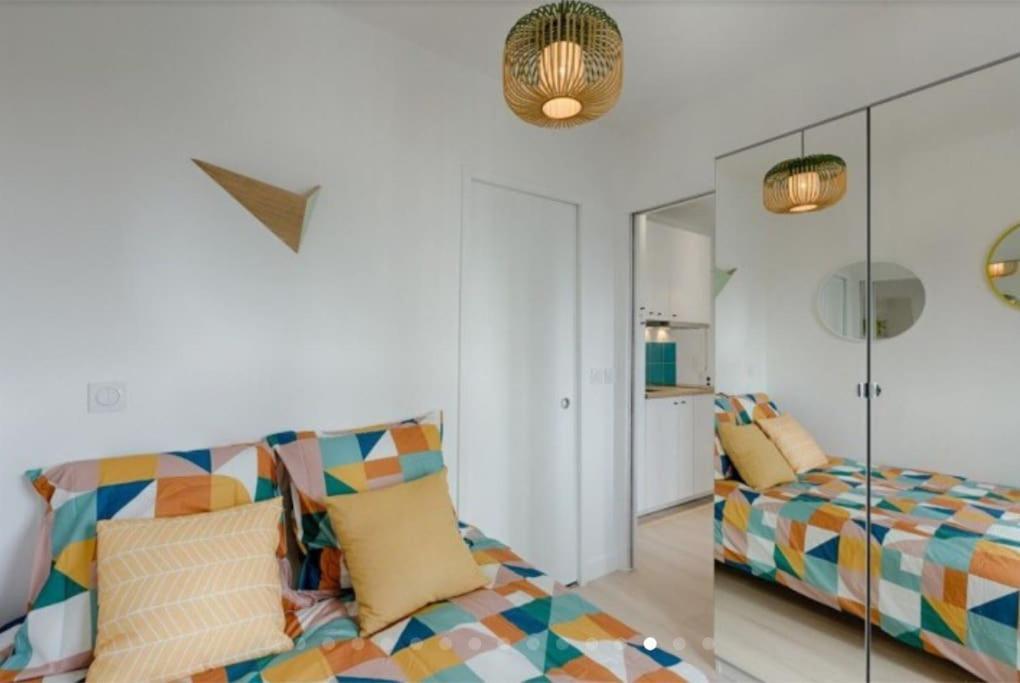 Charmant 2 Pieces Calme Et Cosy Apartment Paris Exterior foto